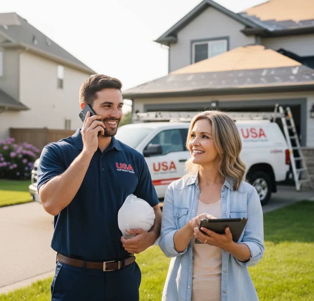 USA Roof Repair Experts customer support in Ferguson